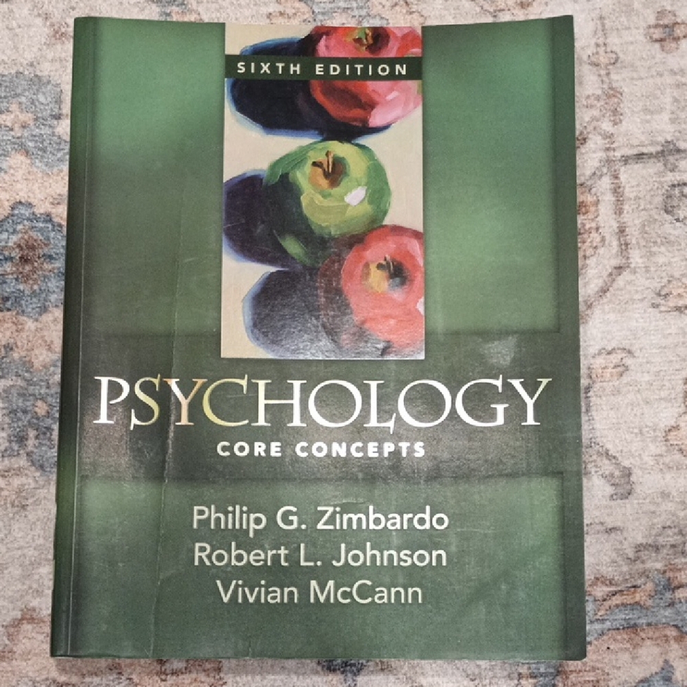 Psychology Core Concepts Textbook